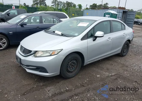 2013 Honda Civic Lx from USA, damaged, VIN 19XFB2F52DE217419